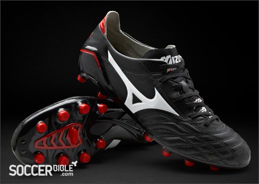 Mizuno Morelia Neo Football Boots - Black/White/Red - featured image