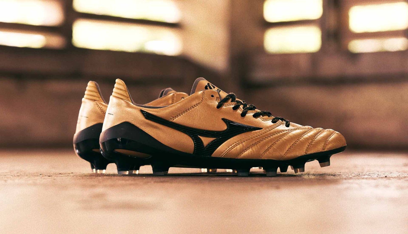 Mizuno Morelia Neo II MIJ "Gold/Black" - featured image