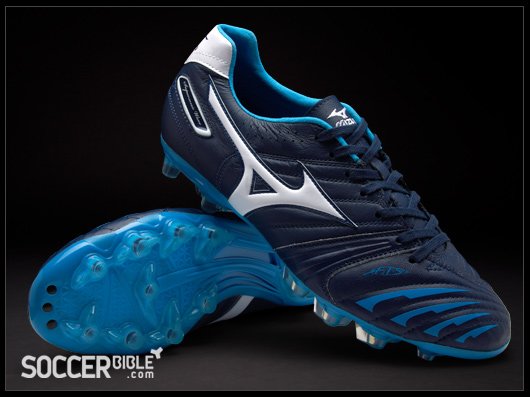 Mizuno Supersonic Wave II Football Boots - Blue/White/Blue - featured image