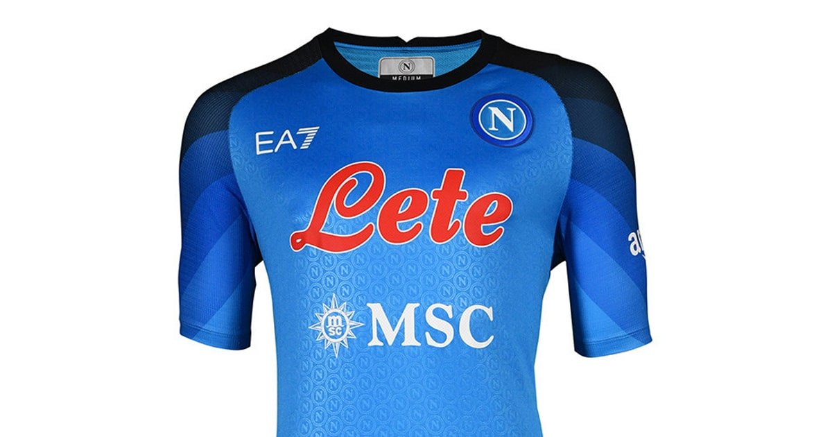 Napoli Unveil 22/23 Home & Away Shirts From EA7 - featured image