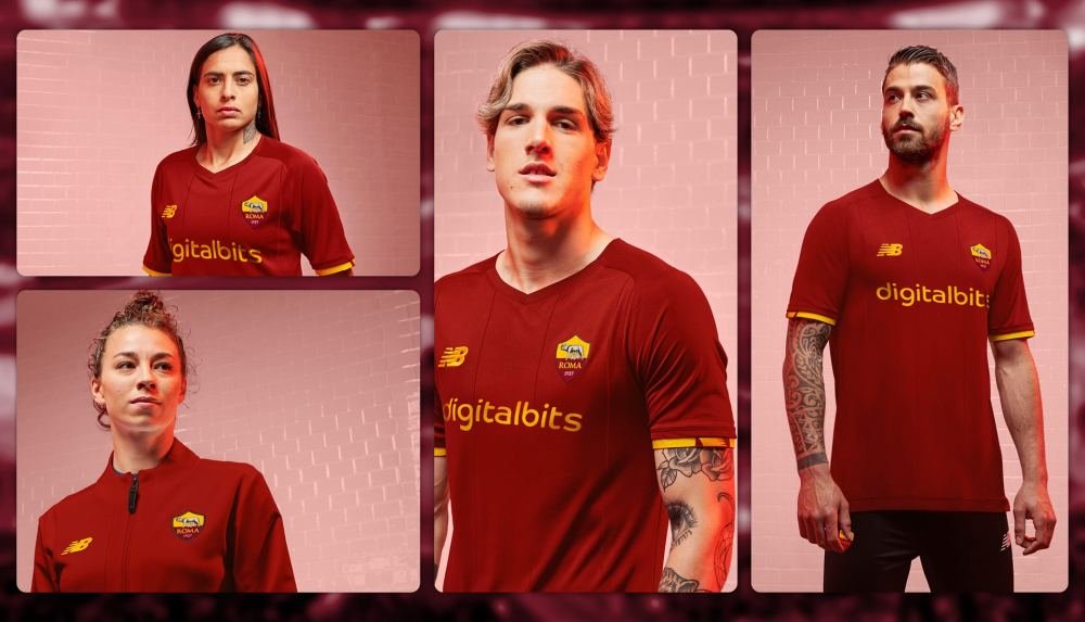 New Balance Reveal AS Roma 21/22 Home Shirt - featured image