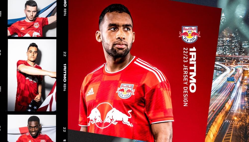 New York Red Bulls Drop 2022 adidas Secondary Jersey - featured image