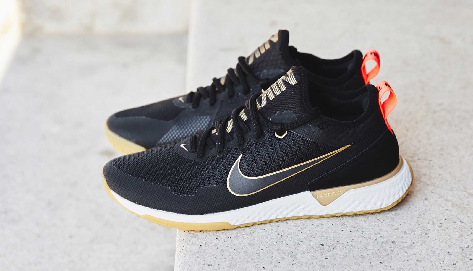 Nike F.C. React "Black/Metallic Gold" - featured image