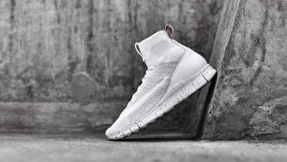 Nike Free Flyknit Mercurial "White/Gym Red" - featured image