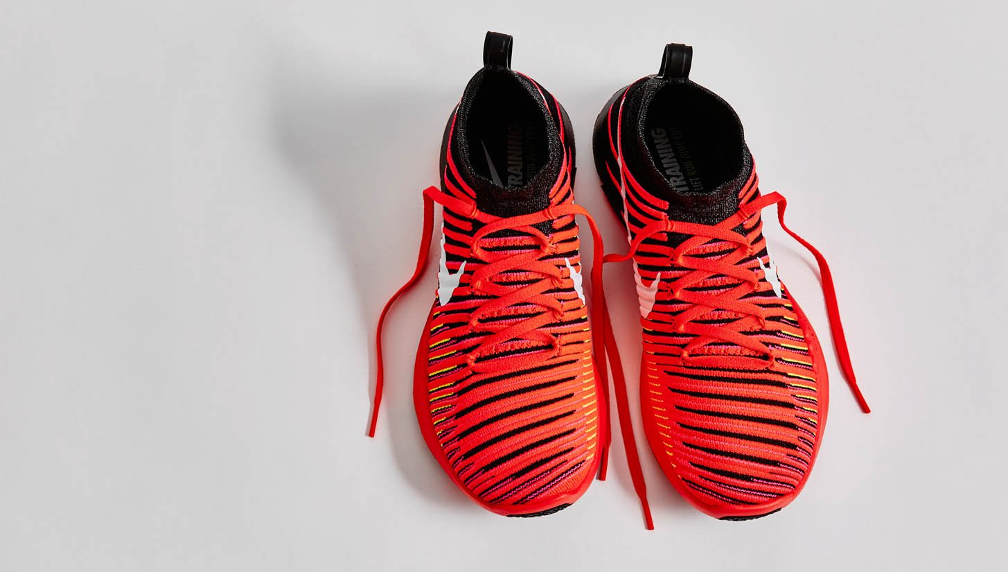Nike Free Train Force Flyknit "Bright Crimson/Black" - featured image