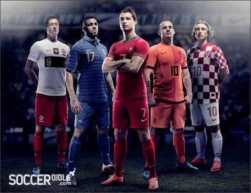 Nike Launch New Euro 2012 Home Team Kits - featured image