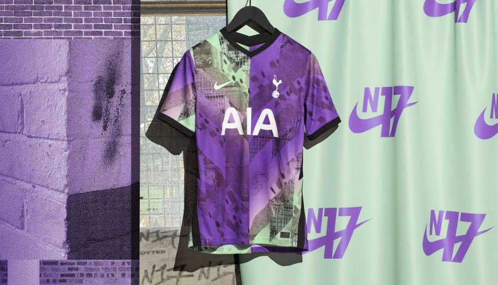 Nike Launch Tottenham Hotspur 21/22 Third Shirt - featured image