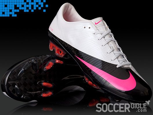 Nike Mercurial Vapor Superfly Football Boots - White/Pink Flash/Black/Silver - featured image