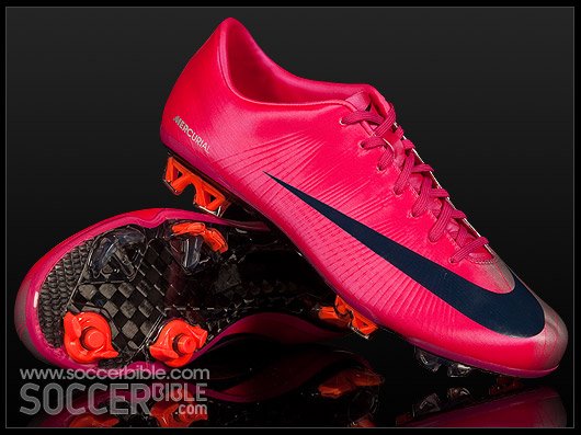 Nike Mercurial Vapor Superfly II Football Boots - Cherry/Obsidian/Silver - featured image