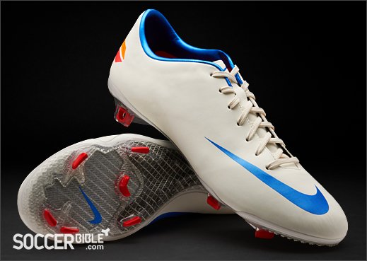 Nike Mercurial Vapor VIII Football Boots - Sail/Red - featured image
