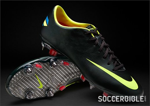 Nike Mercurial Vapor VIII Football Boots - Seaweed/Volt/Challenge Red - featured image