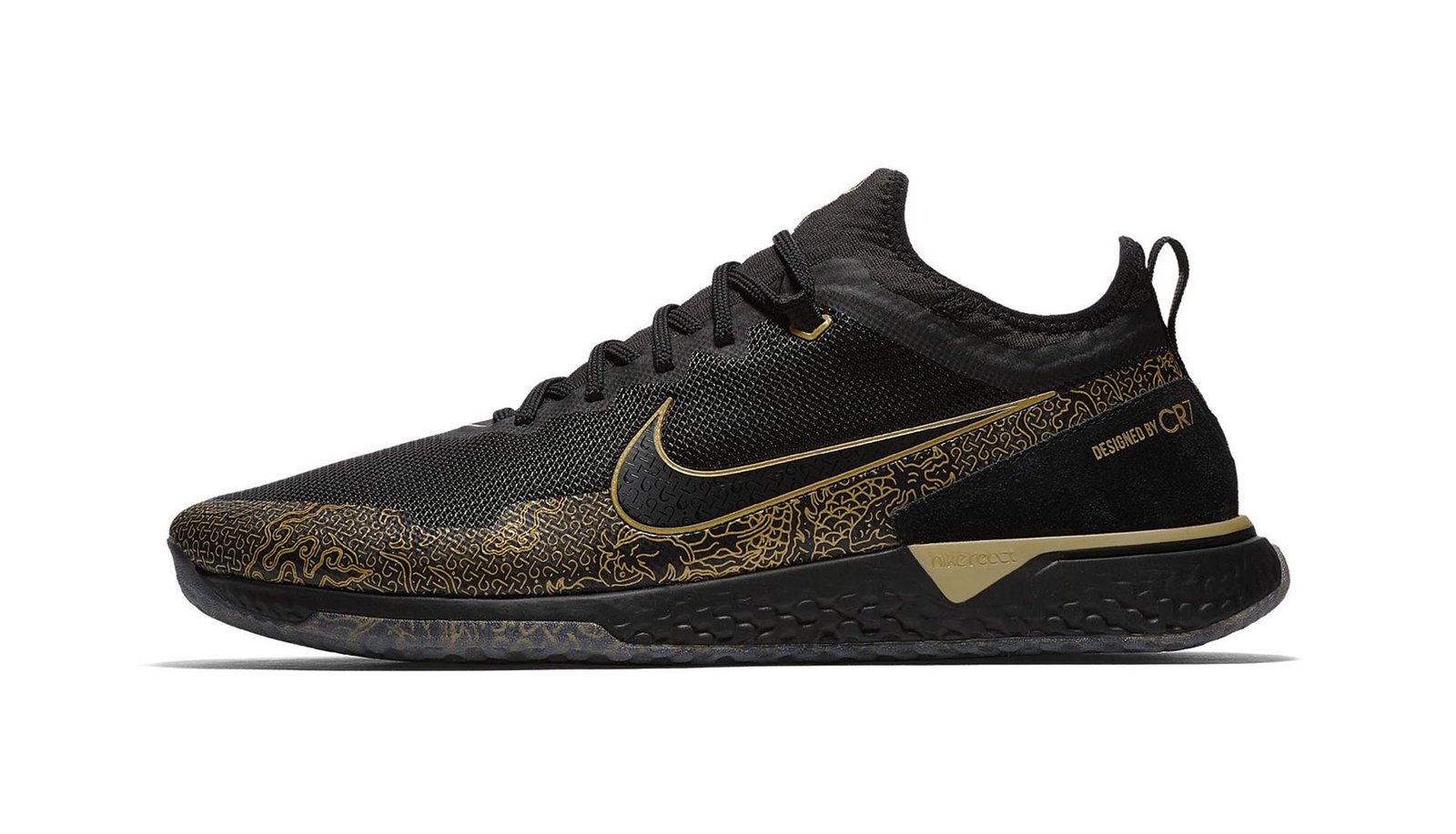 Nike Reveal The React FC CR7 in "Black/Metallic Gold" - featured image