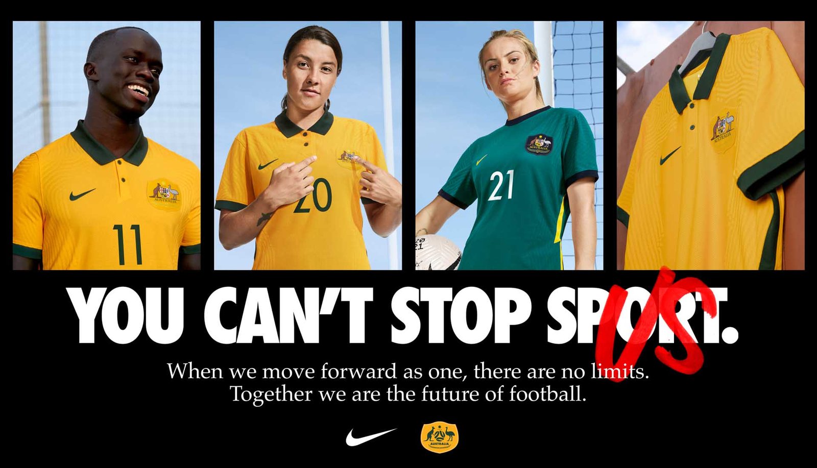 Nike Reveals New Sustainable Australia 20/21 National Team Kits - featured image