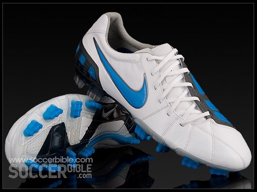 Nike T90 K-Laser III Football Boots - White/Photo Blue/Dark Charcoal - featured image