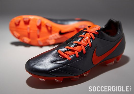 Nike T90 Laser IV KL Football Boots - Black/Crimson/Black - featured image