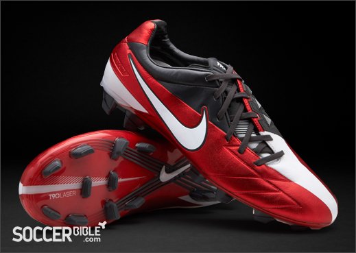 Nike T90 Laser IV KL Football Boots - Red/White/Anthracite - featured image