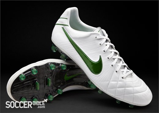 Nike Tiempo Legend IV Elite Football Boots - White/Green/Silver - featured image