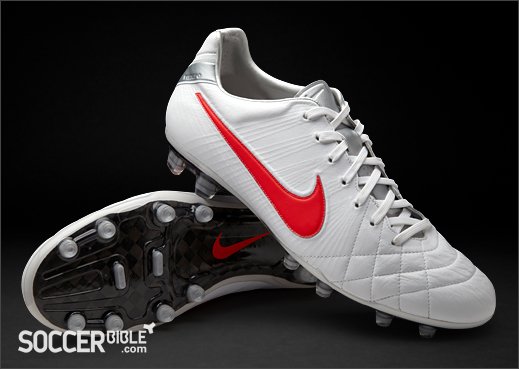 Nike Tiempo Legend IV Elite Football Boots - White/Red/Silver - featured image