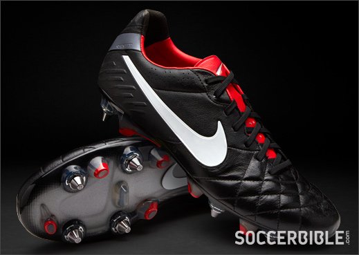 Nike Tiempo Legend IV Football Boots - Black/Red - featured image