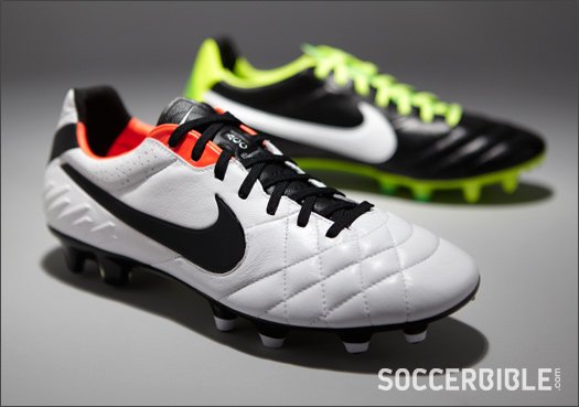 Nike Tiempo Legend IV Football Boots - White/Black/Crimson & Black/White/Green - featured image