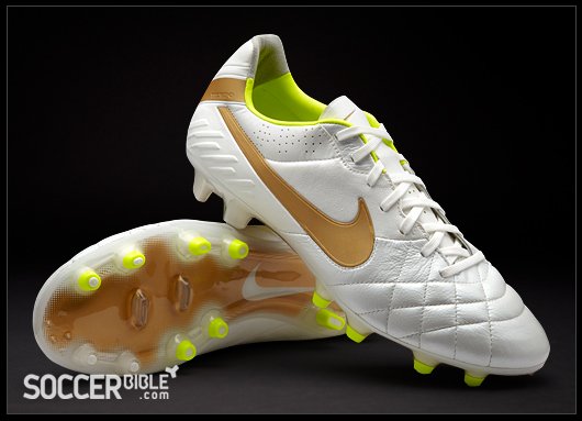Nike Tiempo Legend IV Football Boots - White/Gold/Volt - featured image