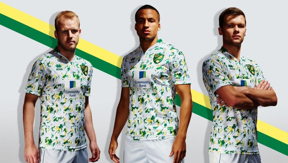 Norwich 2016 Away and Third kits by errea - featured image