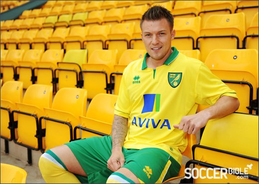 Norwich City Home Replica 2012-13 - Errea Football Shirt - featured image