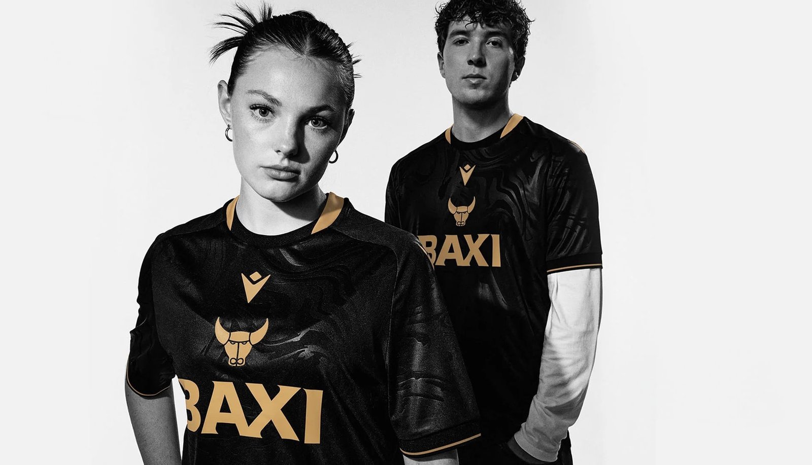 Oxford United & Macron Drop Slick Black & Gold 25/26 Away Shirt - featured image