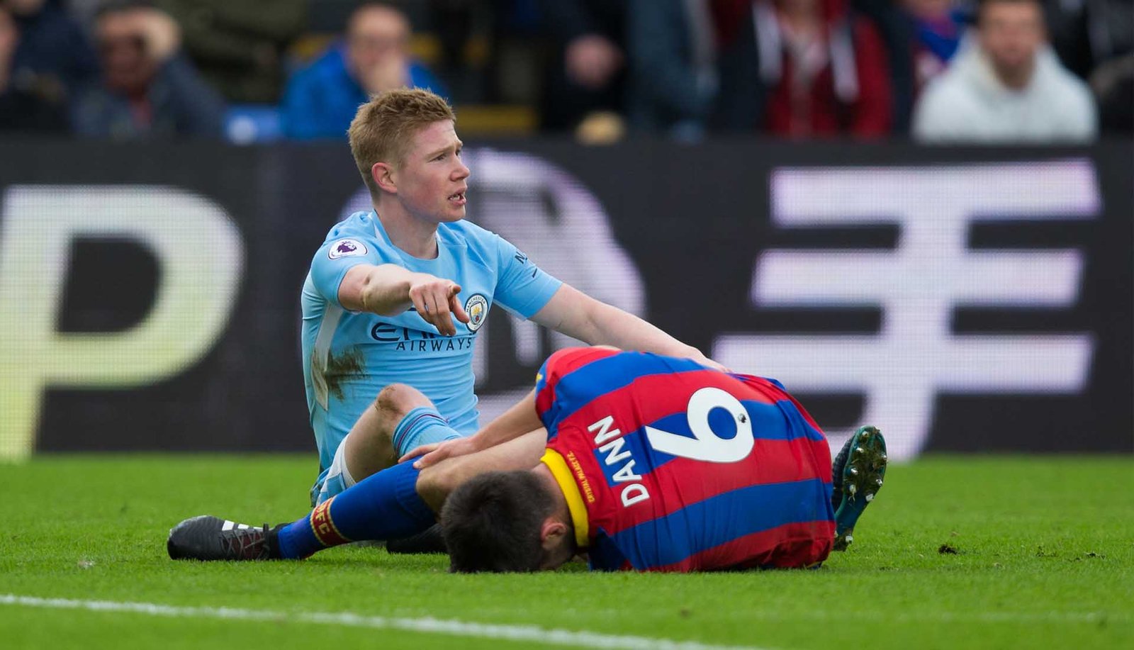 Palace Duo Out For Season After Fouls on Kevin De Bruyne - featured image