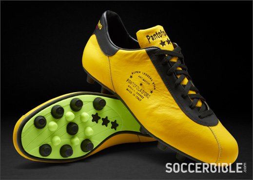 Pantofola D'Oro Antares Football Boots - Yellow/Black/Fluoro - featured image