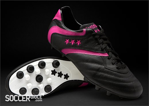 Pantofola d'Oro Ascoli Vitello Football Boots - Nero/Rosa - featured image