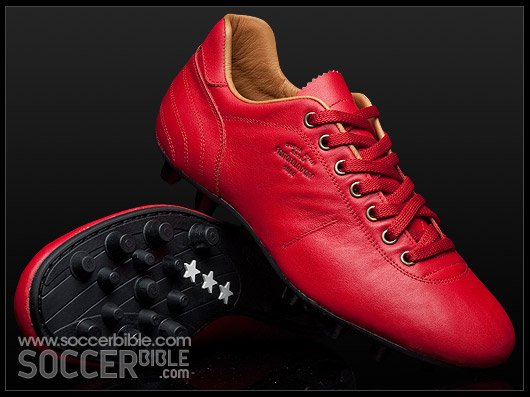 Pantofola d'Oro Lazzarini Canguro Football Boots - Rosso/Brown Edition - featured image