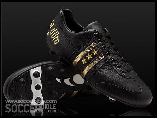 Pantofola d'Oro Piceno Vitello Football Boots - Black/Gold - featured image
