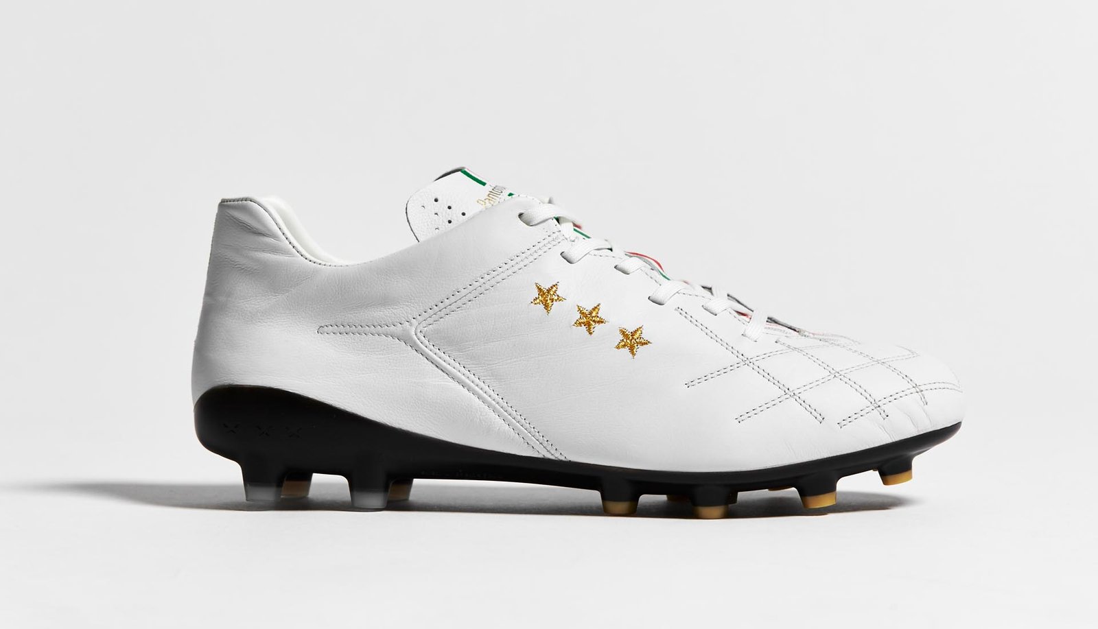 Pantofola d'Oro Superleggera "White/Black/Gold" - featured image