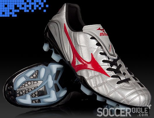 Power Football Boots - Mizuno Wave Shinken II silver/red - 16/12/09 - featured image