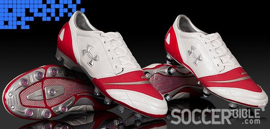 Power Football Boots - Under Armour Dominate - white/red/silver - 29/10/09 - featured image