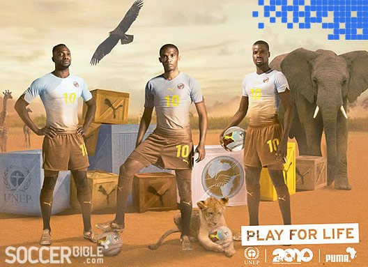 Puma Africa Unity Football Kit 2010 - 'Play For Life' - featured image
