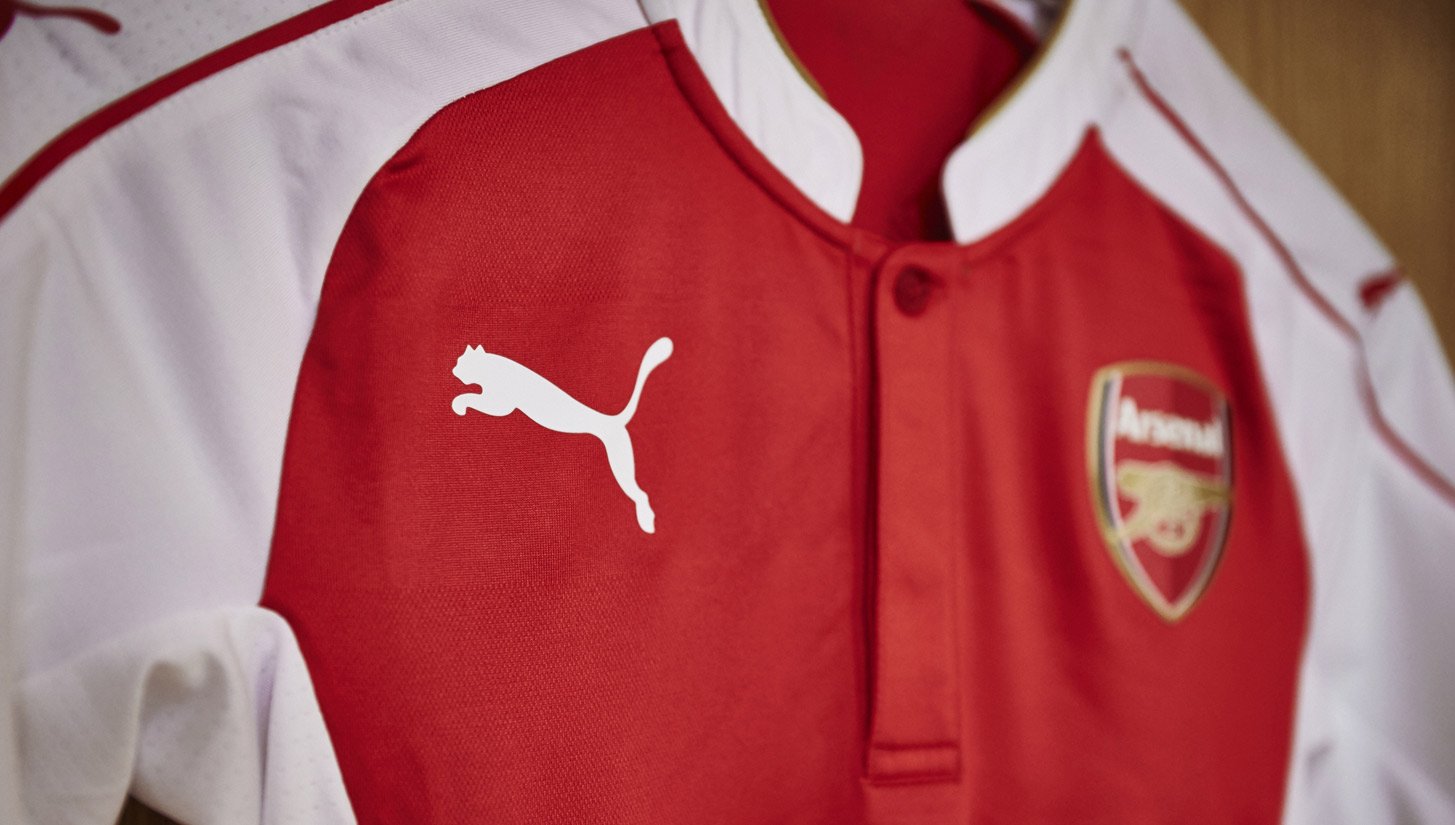 PUMA and Arsenal unveil 15/16 home kit - featured image