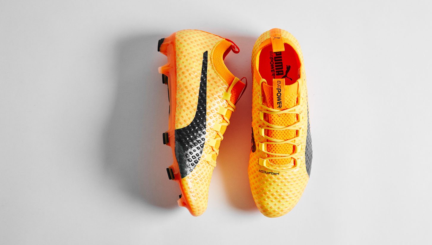 PUMA evoPOWER Vigor 1 Dot "Ultra Yellow/Orange" - featured image