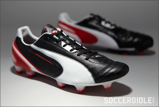 PUMA King & King SL Football Boots - Black/White/Red - featured image