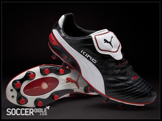 Puma King Finale Football Boots - Black/White/Puma Red - featured image