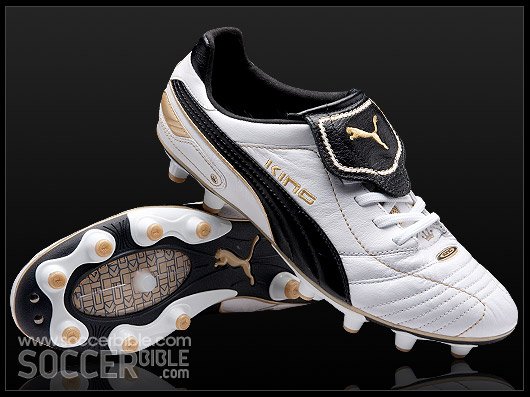 Puma King Finale Football Boots - White/Black/Team Gold - featured image