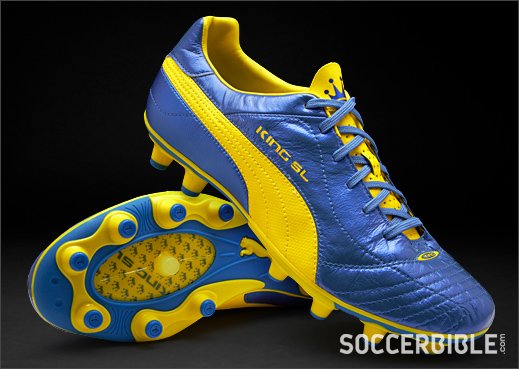Puma King Finale SL Football Boots - Blue/Dandelion/White - featured image