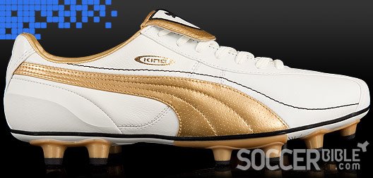 Puma King XL Football Boots - White/Gold/Black - 04/01/10 - featured image