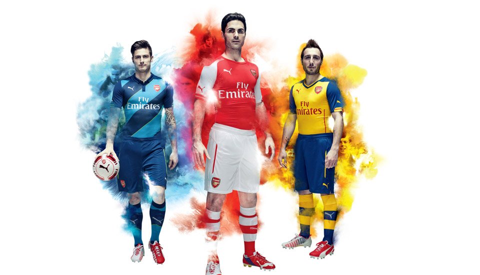 PUMA Launch Arsenal 2014/15 Kits - featured image