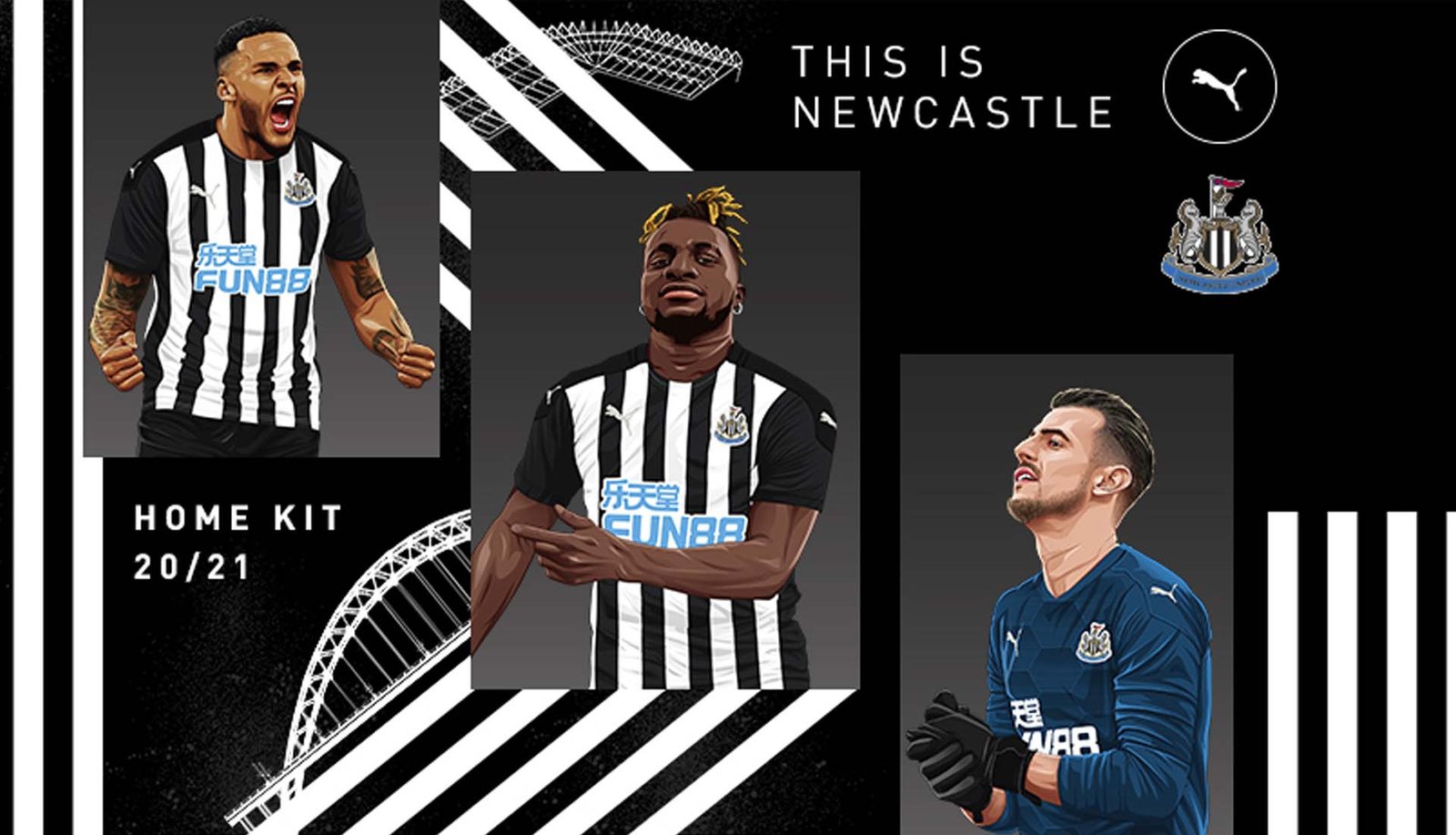 PUMA Launch Newcastle 20/21 Home Shirt - featured image