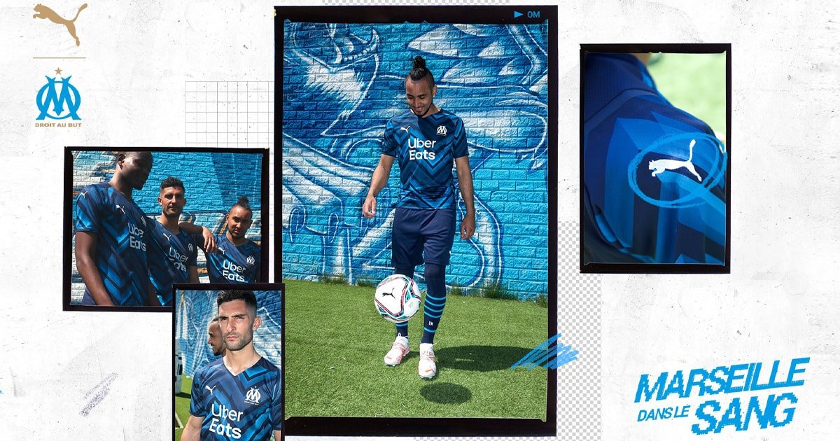 PUMA & Marseille Unveil 21/22 Away Shirt - featured image