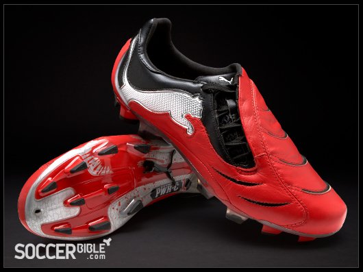 Puma PowerCat 1.10 Football Boots - Red/Black/Silver - featured image