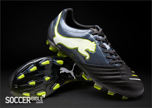 Puma PowerCat 1.12 Football Boots - Black/Shadow/White/Lime - featured image