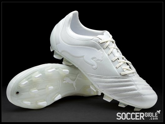 Puma PowerCat 1.12 Football Boots - White/White/White - featured image